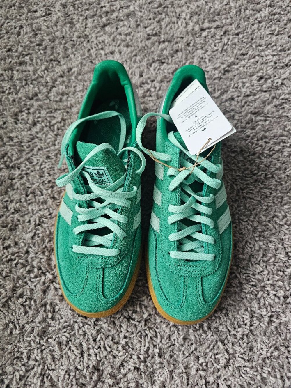 Adidas Handball Spezial Sneakers Women's 5 in light green